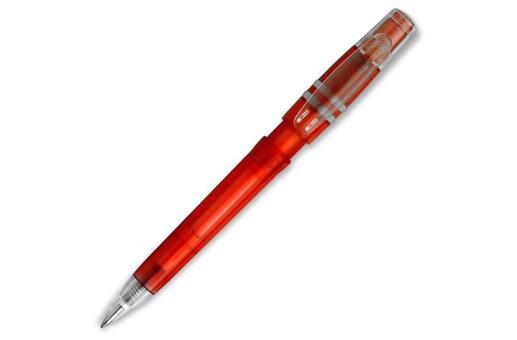 Ball pen Nora Clear transparent Transparent red