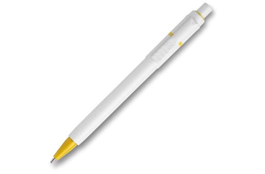 Ball pen Baron hardcolour (RX210 refill) White/yellow