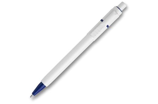 Ball pen Baron hardcolour (RX210 refill) White/blue