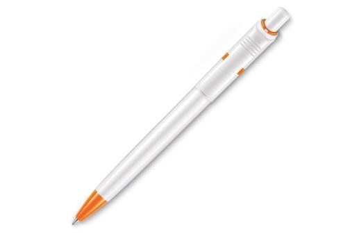 Ball pen Ducal hardcolour Orange/white