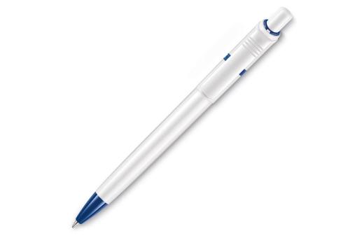 Ball pen Ducal hardcolour White/blue