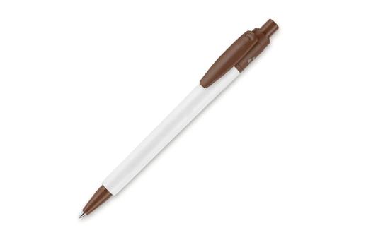 Ball pen Baron 03 recycled hardcolour White/brown