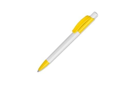 Ball pen Kamal hardcolour White/yellow