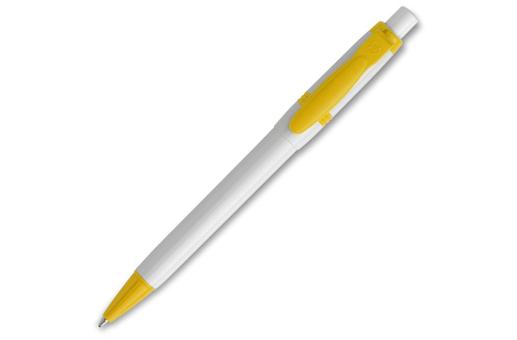 Ball pen Olly hardcolour White/yellow