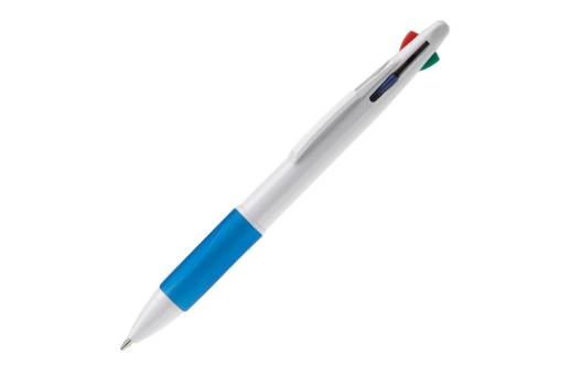 Ball pen 4 colours Blue/white