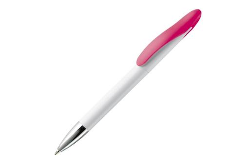 Speedy ball pen twist metal tip Pink/white