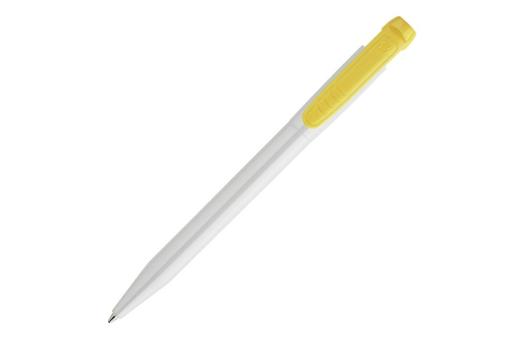 Ball pen Pier hardcolour White/yellow