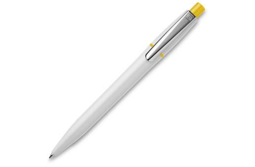 Ball pen Semyr hardcolour White/yellow