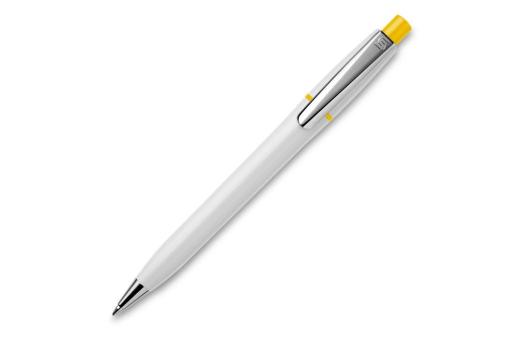 Ball pen Semyr Chrome hardcolour White/yellow