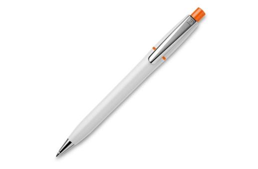 Ball pen Semyr Chrome hardcolour Orange/white