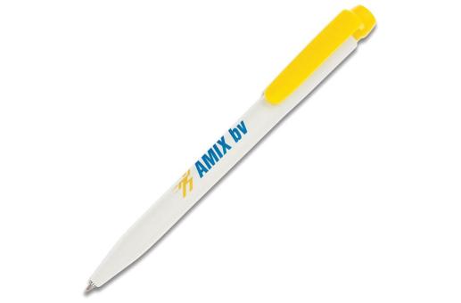 Ball pen Ingeo TM Pen hardcolour White/yellow