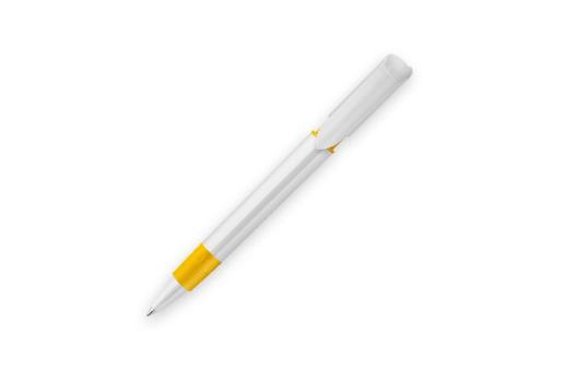 Ball pen S40 Grip hardcolour White/yellow