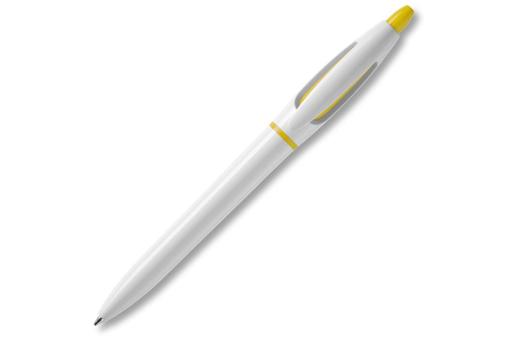 Ball pen S! hardcolour White/yellow