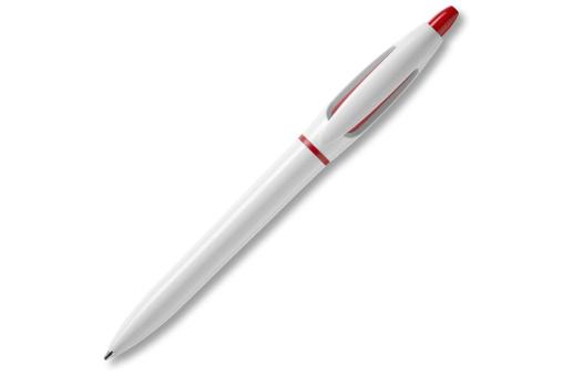 Ball pen S! hardcolour White/red