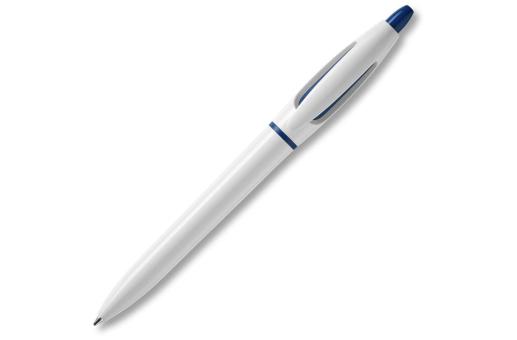 Ball pen S! hardcolour White/blue