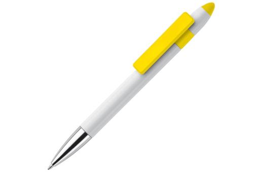 California ball pen twist/touch White/yellow