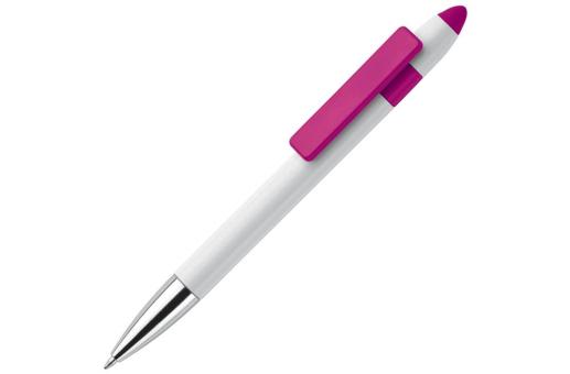 California ball pen twist/touch Pink/white