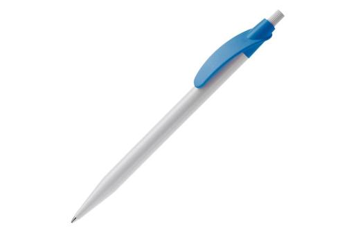 Cosmo ball pen hardcolour, lightblue Lightblue, offwhite