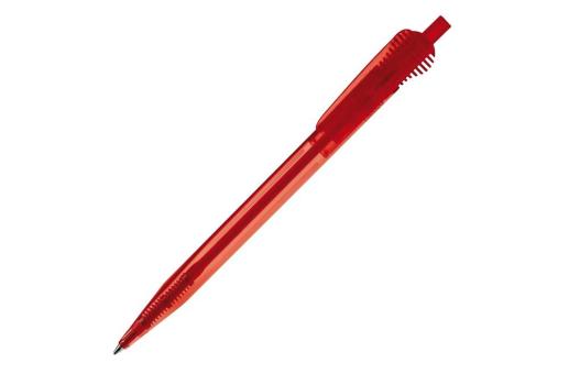 Cosmo ball pen transparent round clippart Transparent red