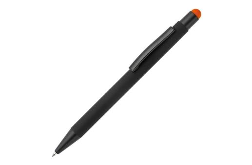 New York schwarz Gummiert Stylus Schwarz/orange