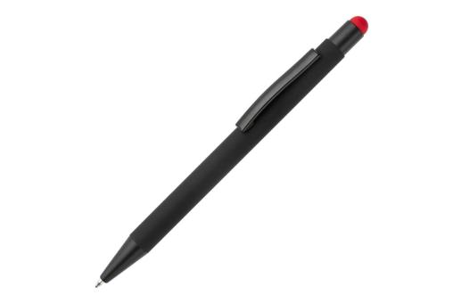 New York schwarz Gummiert Stylus Schwarz/rot