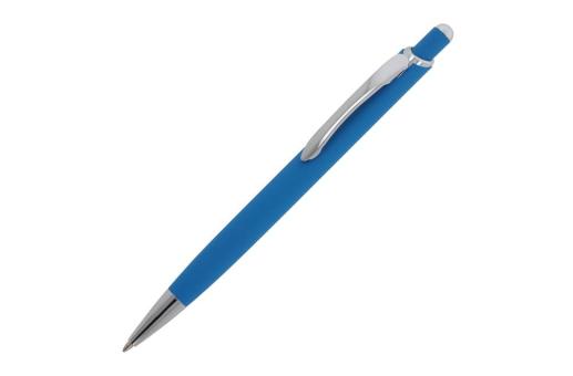 Ball pen Monaco Metal soft touch Light blue