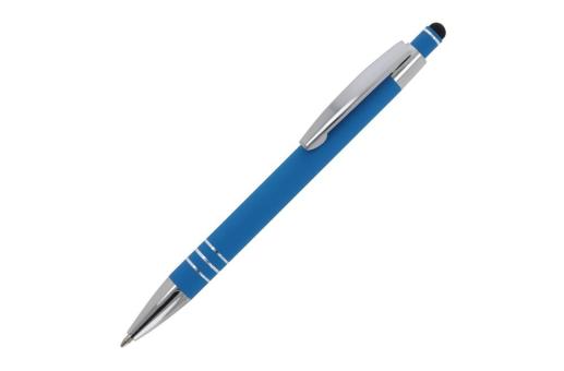 Ball pen Athens Metal soft touch Light blue