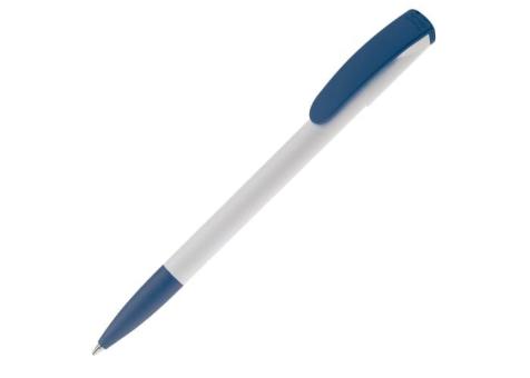 Kugelschreiber Deniro Hardcolour Weiß/blau