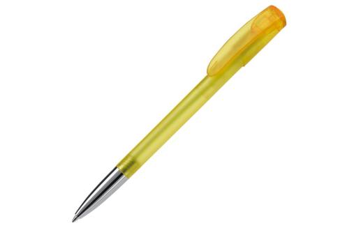 Deniro ball pen metal tip frosty Transparent yellow