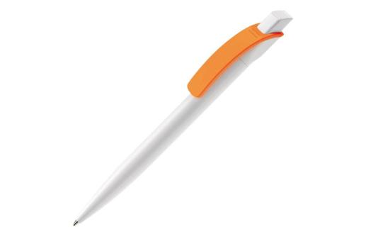 Cube ball pen hardcolour Orange/white