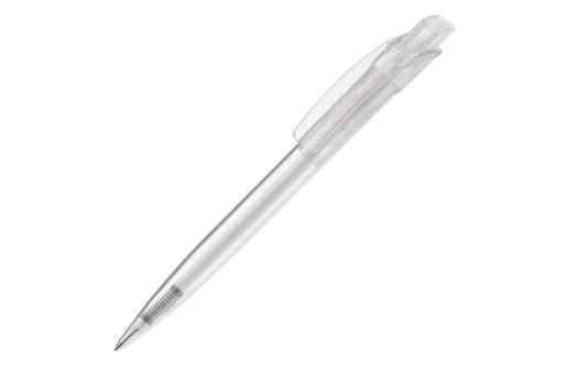 Cube ball pen transparent, white White,transparent