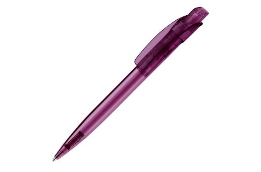 Cube ball pen transparent Transparent purple