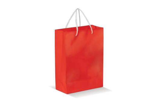 Paper bag large Red