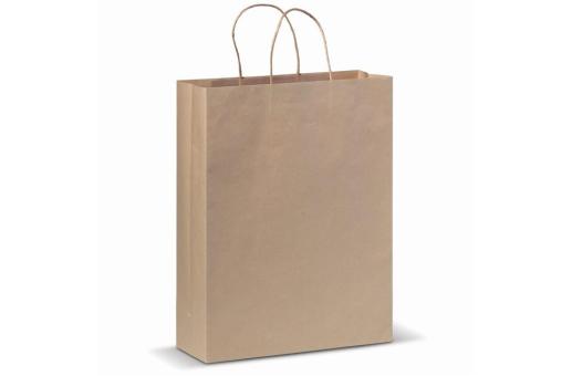 Kraft paper bag 100g/m² 32x12x41cm Brown