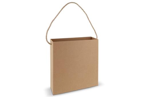 Kartontasche  35x35x11cm Braun