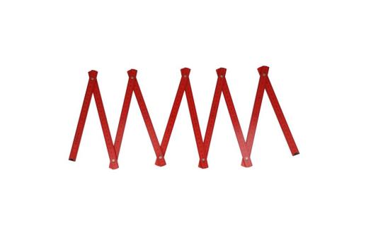 Folding ruler wood 2m premium painted Red