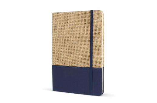 Notebook jute R-PET GRS Dark blue