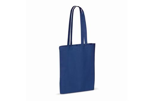 Tasche aus recycelter Baumwolle 140g/m² 38x42cm Blau