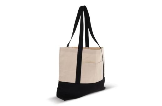 Beach bag cotton canvas OEKO-TEX® 280g/m² 42x10x30cm 