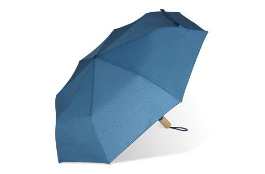 Foldable umbrella 21” R-PET auto open Dark blue