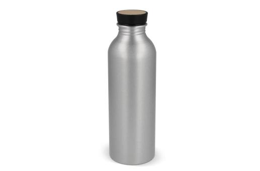 Wasserflasche Jekyll aus recyceltem Aluminium 550ml Silber
