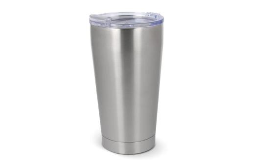 T-ceramic thermo mug with lid Cango 500ml Silver