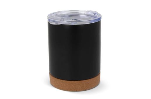 T-ceramic thermo mug with lid Lena 350ml Black