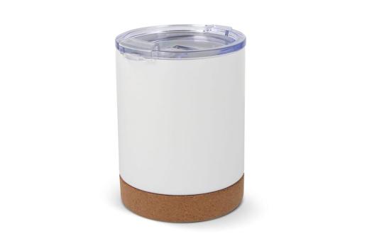 T-ceramic thermo mug with lid Lena 350ml White