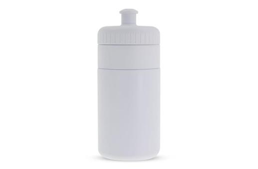 Sports bottle with edge 500ml White