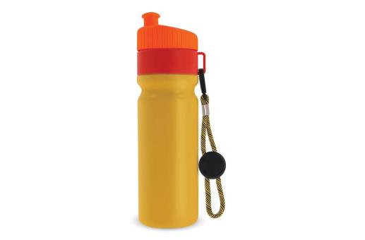 Sports bottle with edge and cord 750ml Combination