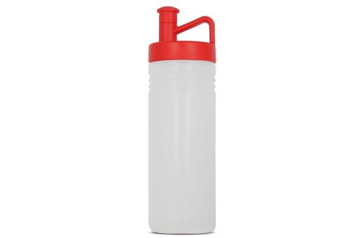 Sportflasche adventure 500ml Transparent rot