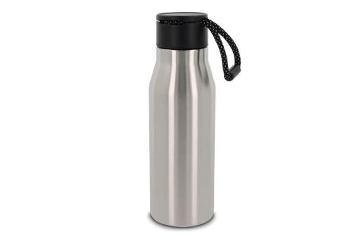 Thermo bottle with rope 600ml Silver