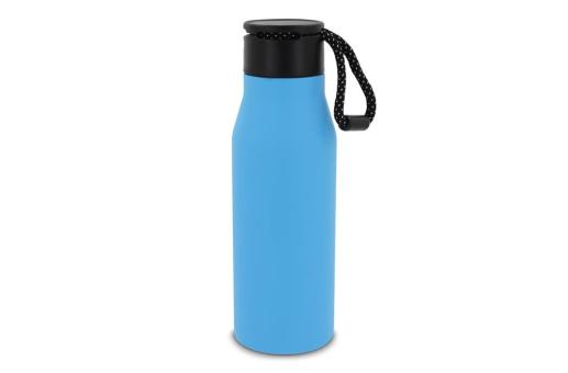 Thermo bottle with rope 600ml Light blue