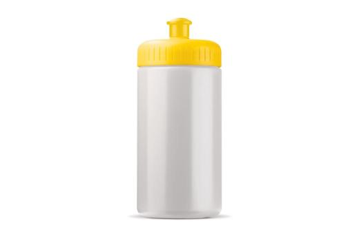 Sports bottle Bio based 500ml basic White/yellow